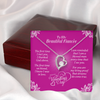 Load image into Gallery viewer, To My Fiancée - Heart Necklace With Valentine&#39;s First Time I Met You Message Card
