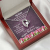 Heart Necklace | My Mother Bible Verse Proverbs 31:26
