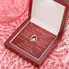 Load image into Gallery viewer, From Mom To Daughter Heart Necklace - Priceless Message Card