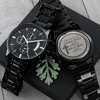 Engraved Chronograph Watch Faithful Service