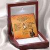 Load image into Gallery viewer, Personalized Soulmate Message Card To Her With Heart Necklace
