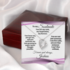 Personalized To My Soulmate Message Card And Forever Love Necklace