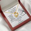 Load image into Gallery viewer, Personalized To My Soulmate Message Card With Forever Love Heart Necklace - God Matched