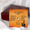 Personalized Soulmate Message Card To Her With Heart Necklace
