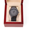 To Husband Personalized and Engraved Men's Wood Watch - Man of My Dreams