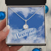 Eternal Hope Necklace With I Love You Jewelry Message Card