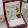 Load image into Gallery viewer, African American Woman Mother&#39;s Day Message Card and Eternal Hope Necklace for Christian Mom - Acronym