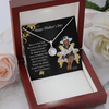 Load image into Gallery viewer, African American Woman Mother&#39;s Day Message Card and Eternal Hope Necklace for Christian Mom - Heaven On Earth