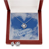 Love Knot Earring Gift Set With I Love You Jewelry Message Card