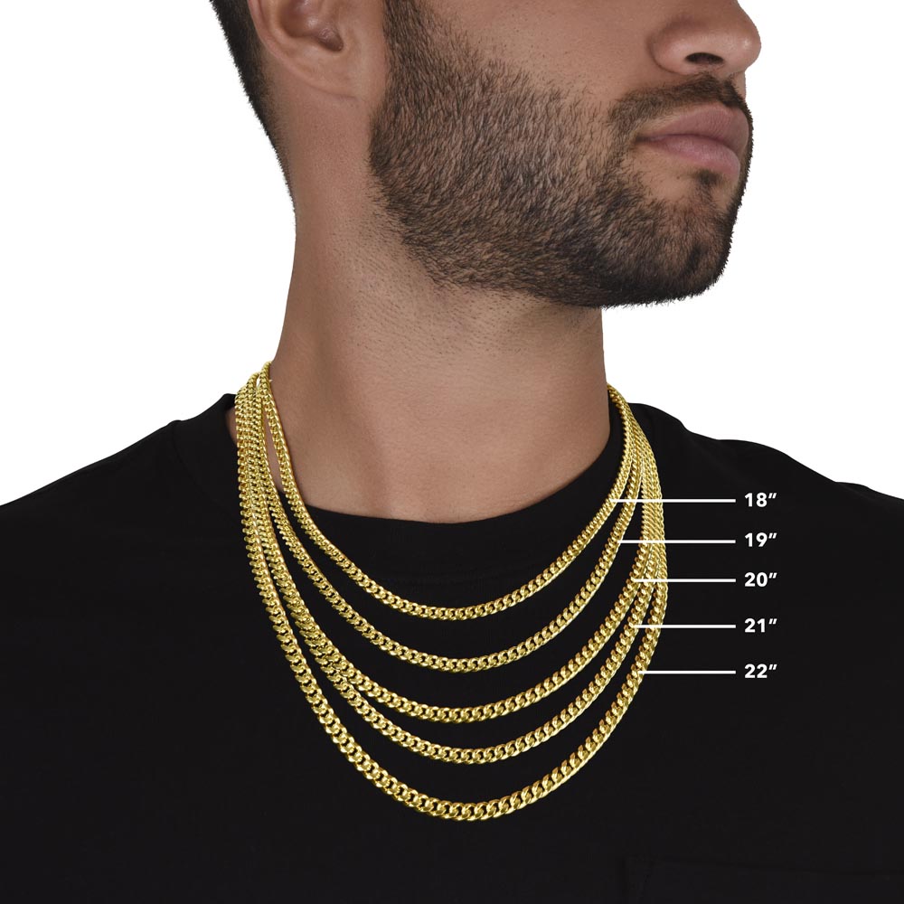To Bonus Son Cuban Link Chain With Kente Border Message Card