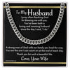 To Husband Cuban Link Chain With 