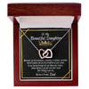To Daughter From Dad Interlocking Hearts Necklace - Believe Crown