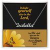 Name Necklace With Bible Verse Message Card Psalm
