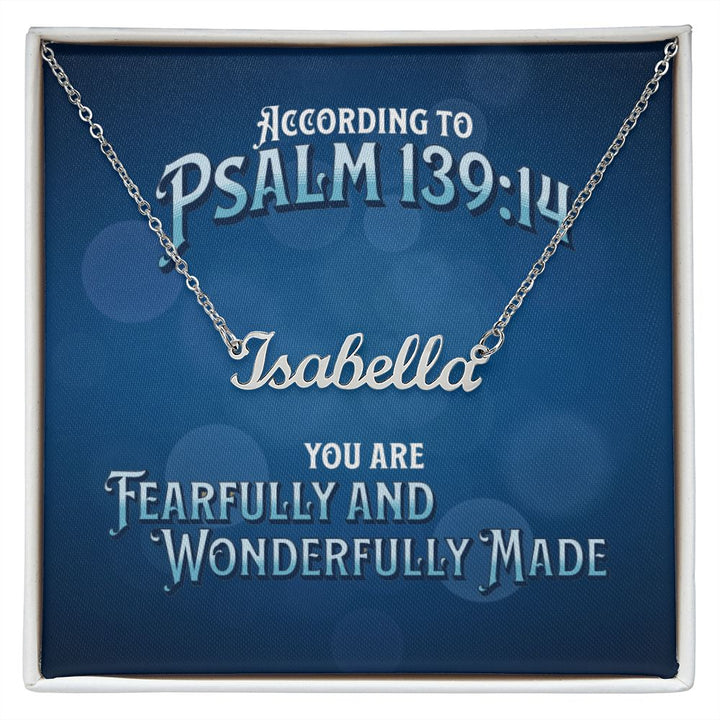 Custom bible verse necklace new arrivals