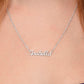 Custom Name Necklace And Bible Verse 1 Corinthians 16:14 Message Card