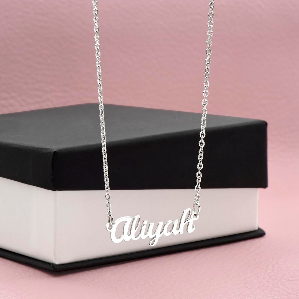 Custom Name Necklace To Daughter From Dad Bible Verse Card - Psalm 127:3