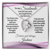 Load image into Gallery viewer, Personalized To My Soulmate Message Card And Forever Love Necklace