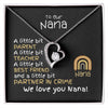 Load image into Gallery viewer, To Nana From Grandkids - Forever Love Necklace -A Little Bit Message Card