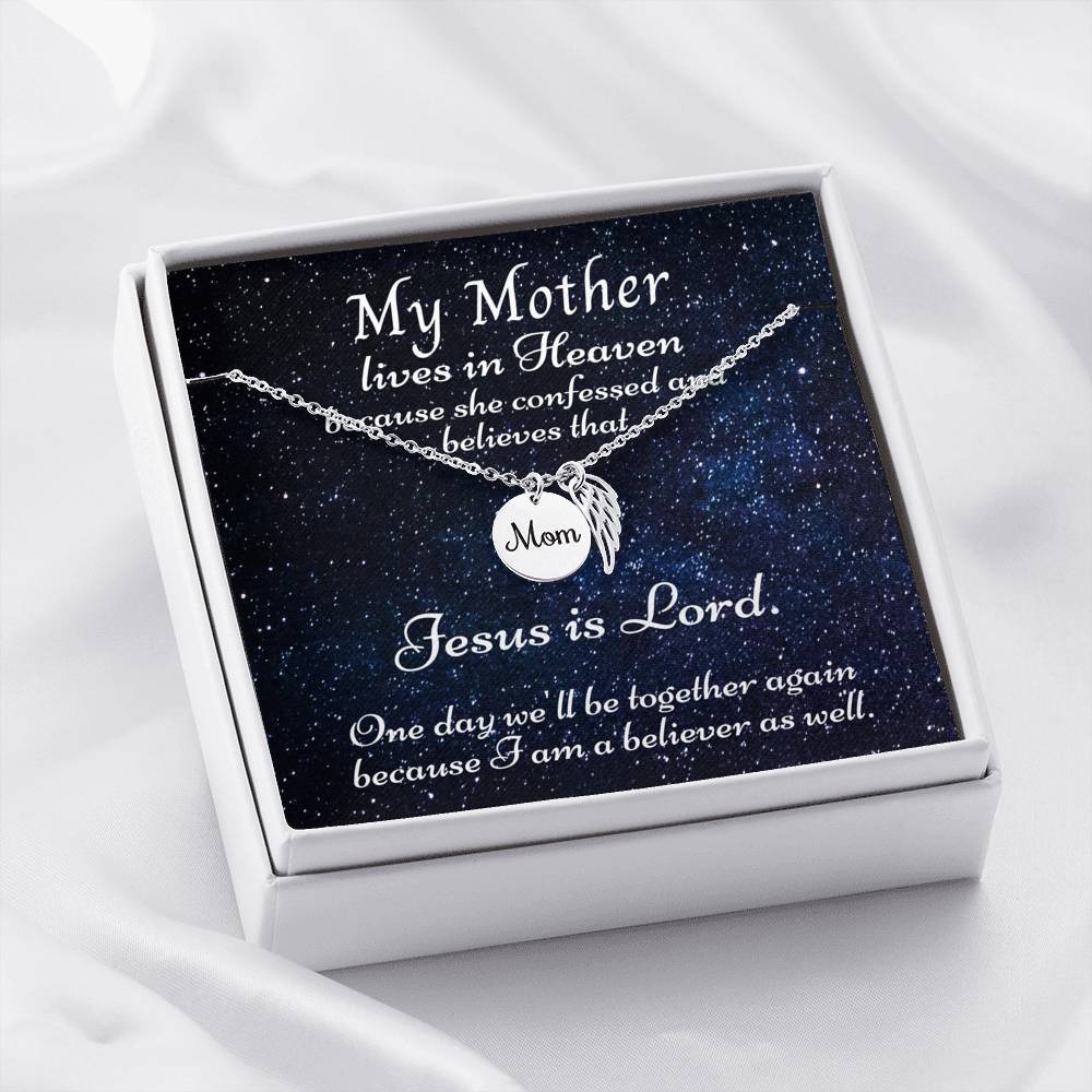 Mother In Heaven Remembrance Necklace