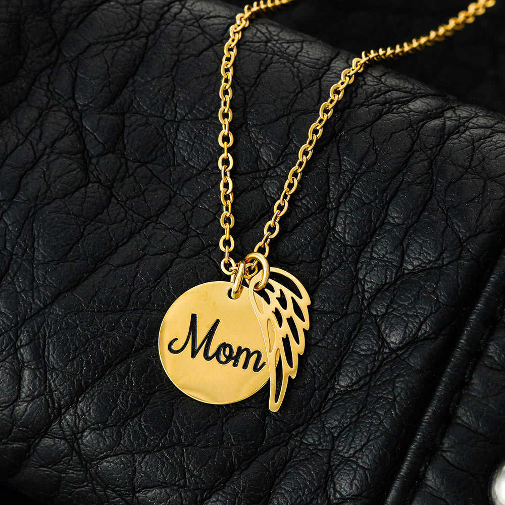 Mother Lives In Heaven Remembrance Necklace