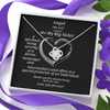 My Big Sister Angel Love Knot Necklace With Heart Message Card