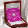 Load image into Gallery viewer, To Fiancée - Love Knot Necklace With Valentine&#39;s First Time I Met You Message Card