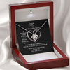 Load image into Gallery viewer, My Little Sister Angel Love Knot Necklace With Heart Message Card