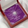 Load image into Gallery viewer, To My Daughter - Love Knot Necklace With Valentine&#39;s Day Message Card - Priceless