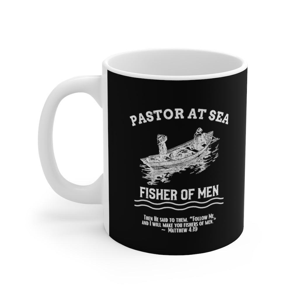 Pastor At Sea Fisher of Men Christian Coffee Mug