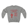 Load image into Gallery viewer, Red Letters - To Forgive Sins - Mark 2:10-11 Sweatshirt