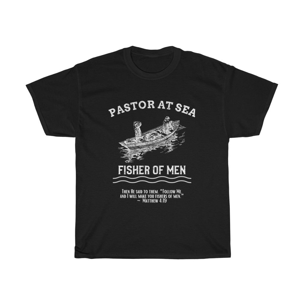 Pastor At Sea Fisher of Men Christian T-Shirt