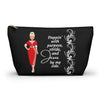 Steppin' With Purpose, Stride And Jesus Cosmetic Pouch or Accessory Bag