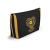 Love Never Fails Leopard Print With Sunflower Cosmetic Accessories Pouch