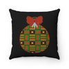 Load image into Gallery viewer, Kente Christmas Ornament Throw Pillow
