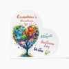Personalized Grandma's Acrylic Heart Plaque Keepsake Gift