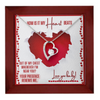 Heart Necklace For The Love Of Your Life - Heart Beats Valentine Message Card