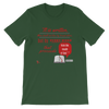Load image into Gallery viewer, Red Letters - Matthew 4:4 Christian T-Shirt
